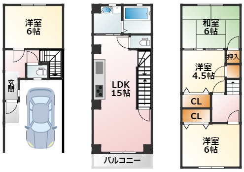 ★淡路3丁目中古戸建★